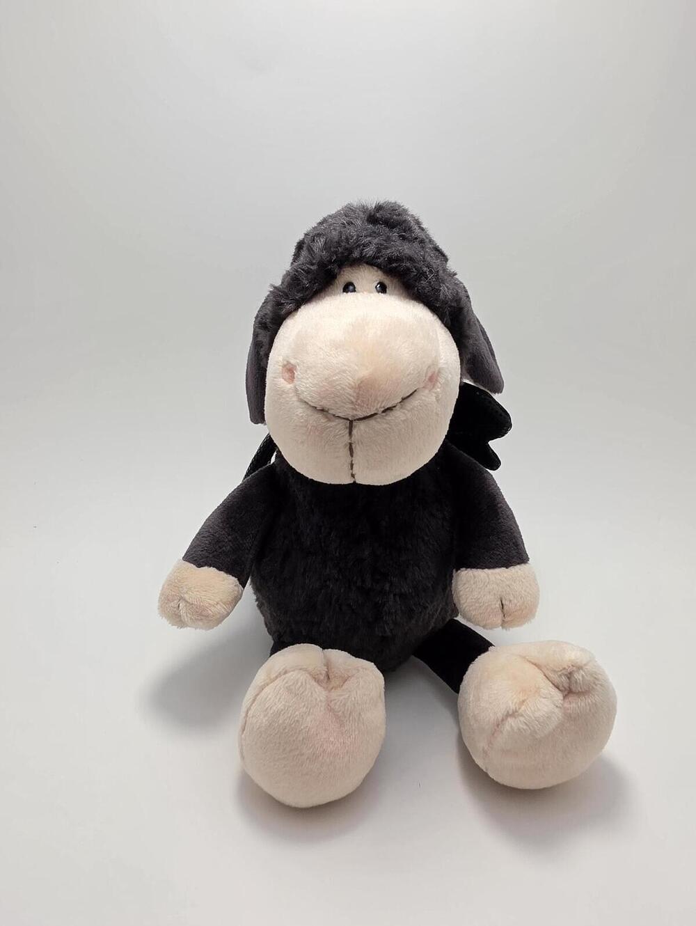 Nici Black Angel Jolly Mah Sheep Plush Wings (8 inch)